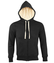 SOL'S Unisex Sherpa Hooded Jacket 10584 - Black