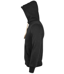 SOL'S Unisex Sherpa Hooded Jacket 10584 - 10584 Black Side