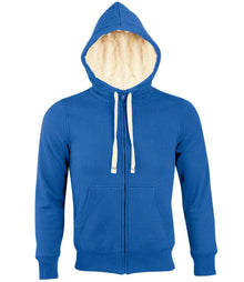 SOL'S Unisex Sherpa Hooded Jacket 10584 - Royal Blue