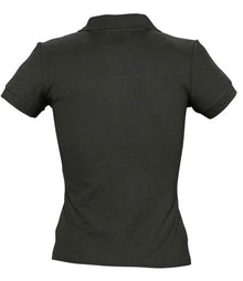SOL'S Ladies People Cotton Piqué Polo Shirt 11310 - 11310 Black Back
