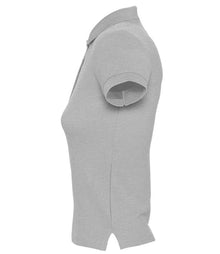 SOL'S Ladies People Cotton Piqué Polo Shirt 11310 - 11310 Grey Marl Side