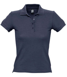 SOL'S Ladies People Cotton Piqué Polo Shirt 11310 - Navy