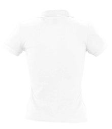 SOL'S Ladies People Cotton Piqué Polo Shirt 11310 - 11310 White Back