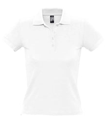 SOL'S Ladies People Cotton Piqué Polo Shirt 11310 - White