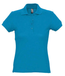 SOL'S Ladies Passion Cotton Piqué Polo Shirt 11338 - Aqua