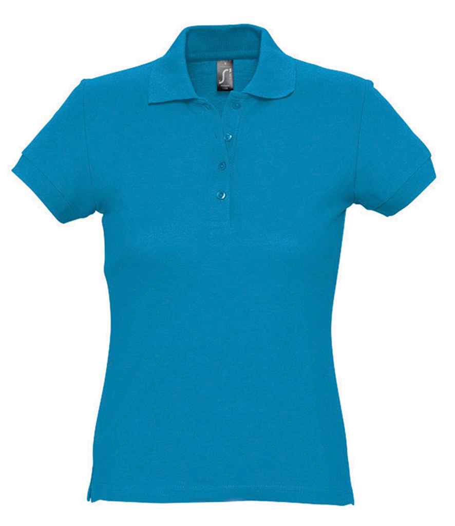 SOL'S Ladies Passion Cotton Piqué Polo Shirt 11338 - Aqua