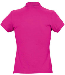 SOL'S Ladies Passion Cotton Piqué Polo Shirt 11338 - 11338 Fuchsia Back
