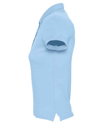 SOL'S Ladies Passion Cotton Piqué Polo Shirt 11338 - 11338 Sky Blue Side