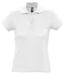 SOL'S Ladies Passion Cotton Piqué Polo Shirt 11338 - White