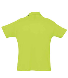 SOL'S Summer II Cotton Piqué Polo Shirt 11342 - 11342 Apple Green Back