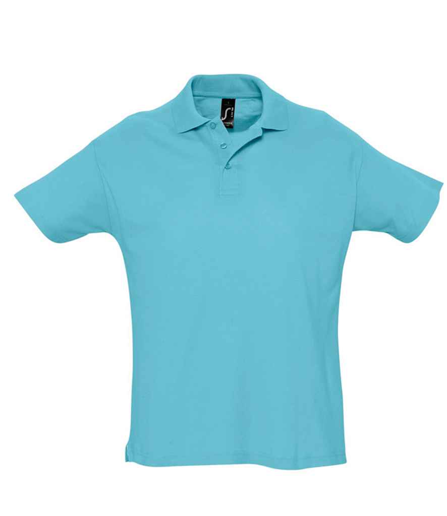 SOL'S Summer II Cotton Piqué Polo Shirt 11342 - Atoll Blue