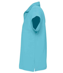 SOL'S Summer II Cotton Piqué Polo Shirt 11342 - 11342 Atoll Blue Side