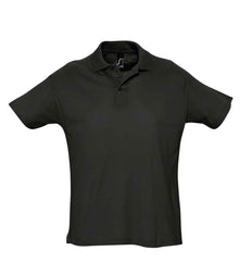 SOL'S Summer II Cotton Piqué Polo Shirt 11342 - Black