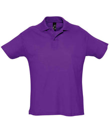SOL'S Summer II Cotton Piqué Polo Shirt 11342 - Dark Purple