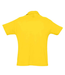 SOL'S Summer II Cotton Piqué Polo Shirt 11342 - 11342 Gold Back