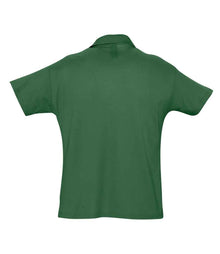 SOL'S Summer II Cotton Piqué Polo Shirt 11342 - 11342 Golf Green Back