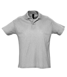 SOL'S Summer II Cotton Piqué Polo Shirt 11342 - Grey Marl