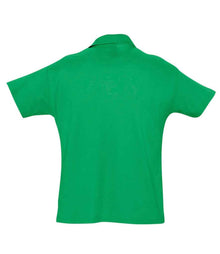 SOL'S Summer II Cotton Piqué Polo Shirt 11342 - 11342 Kelly Green Back