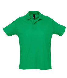 SOL'S Summer II Cotton Piqué Polo Shirt 11342 - Kelly Green