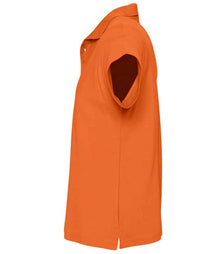 SOL'S Summer II Cotton Piqué Polo Shirt 11342 - 11342 Orange Side
