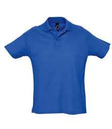 SOL'S Summer II Cotton Piqué Polo Shirt 11342 - Royal Blue