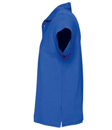 SOL'S Summer II Cotton Piqué Polo Shirt 11342 - 11342 Royal Blue Side