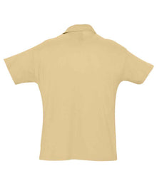 SOL'S Summer II Cotton Piqué Polo Shirt 11342 - 11342 Sand Back