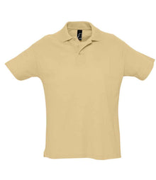 SOL'S Summer II Cotton Piqué Polo Shirt 11342 - Sand