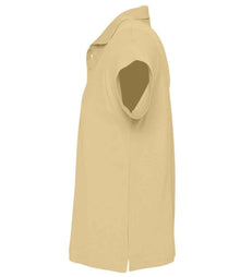 SOL'S Summer II Cotton Piqué Polo Shirt 11342 - 11342 Sand Side