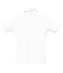 SOL'S Summer II Cotton Piqué Polo Shirt 11342 - 11342 White Back