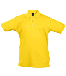SOL'S Kids Summer II Cotton Piqué Polo Shirt 11344 - Gold