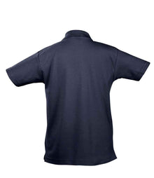 SOL'S Kids Summer II Cotton Piqué Polo Shirt 11344 - 11344 Navy Back