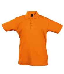 SOL'S Kids Summer II Cotton Piqué Polo Shirt 11344 - Orange
