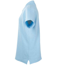 SOL'S Kids Summer II Cotton Piqué Polo Shirt 11344 - 11344 Sky Blue Side