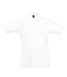 SOL'S Kids Summer II Cotton Piqué Polo Shirt 11344 - White