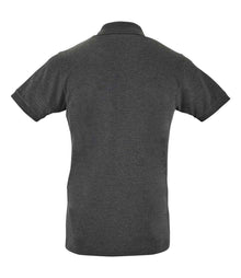 SOL'S Perfect Cotton Piqué Polo Shirt 11346 - 11346 Charcoal Marl Back