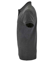 SOL'S Perfect Cotton Piqué Polo Shirt 11346 - 11346 Charcoal Marl Side