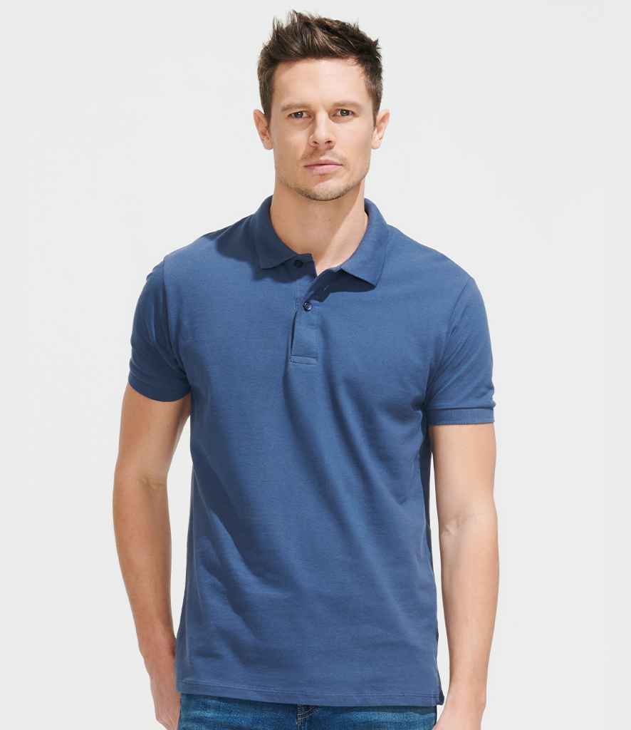 SOL'S Perfect Cotton Piqué Polo Shirt 11346 - 11346 Denim Model