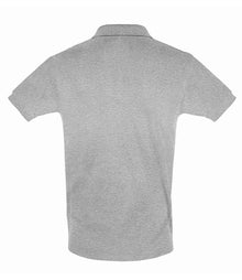 SOL'S Perfect Cotton Piqué Polo Shirt 11346 - 11346 Grey Marl Back