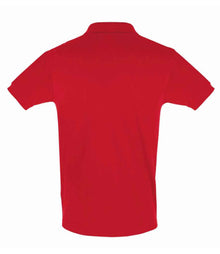 SOL'S Perfect Cotton Piqué Polo Shirt 11346 - 11346 Red Back