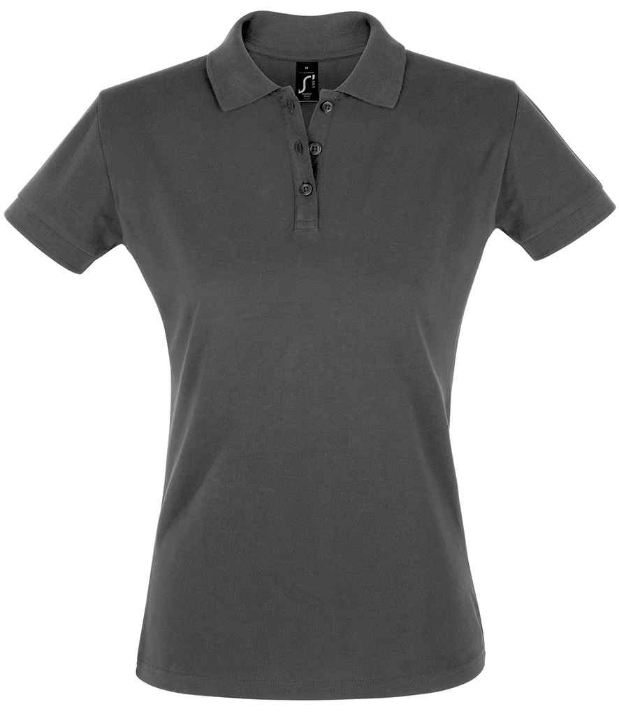 SOL'S Ladies Perfect Cotton Piqué Polo Shirt 11347 - Dark Grey