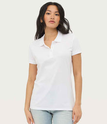 SOL'S Ladies Perfect Cotton Piqué Polo Shirt 11347 - 11347 White Model