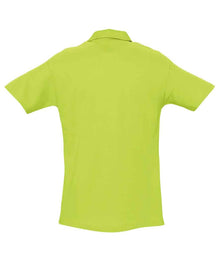 SOL'S Spring II Heavy Cotton Piqué Polo Shirt 11362 - 11362 Apple Green Back