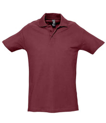 SOL'S Spring II Heavy Cotton Piqué Polo Shirt 11362 - Burgundy