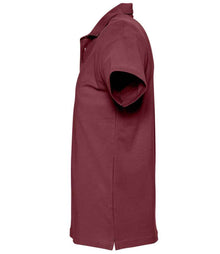SOL'S Spring II Heavy Cotton Piqué Polo Shirt 11362 - 11362 Burgundy Side