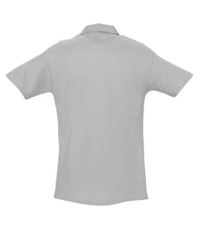 SOL'S Spring II Heavy Cotton Piqué Polo Shirt 11362 - 11362 Grey Marl Back