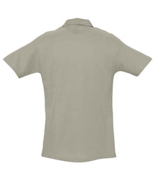 SOL'S Spring II Heavy Cotton Piqué Polo Shirt 11362 - 11362 Khaki Back