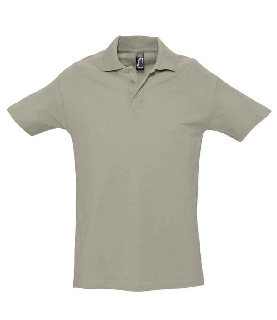 SOL'S Spring II Heavy Cotton Piqué Polo Shirt 11362 - Khaki