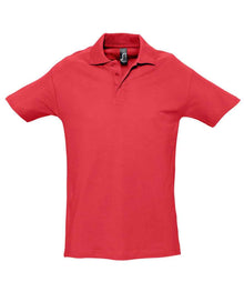 SOL'S Spring II Heavy Cotton Piqué Polo Shirt 11362 - Red