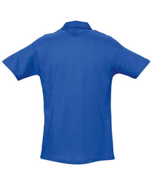 SOL'S Spring II Heavy Cotton Piqué Polo Shirt 11362 - 11362 Royal Blue Back
